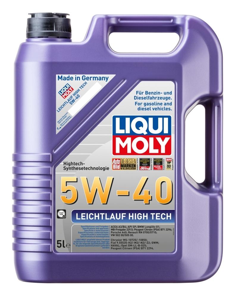 Ulei de motor LIQUI MOLY Leichtlauf High Tech 5W-40, 5 litri